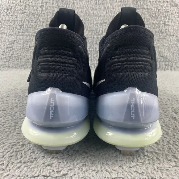 NEW NIKE FORCE Air Zoom Trout 8 Elite Baseball Cleats Mens‎ 9 Shoes Game Black - Picture 9 of 15